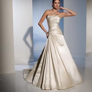 Sophia Tolli Marsala Wedding Dress, Alabaster-rare